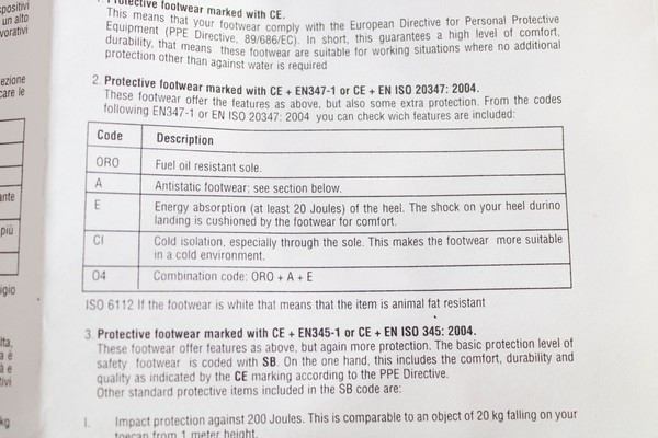 30#5237 Calzature sanitarie Safe Way K016  in vendita - foto 8