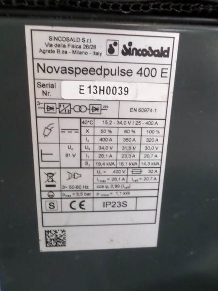 1#5238 Saldatrici Sincosald e carrello motorizzato Air Liquide in vendita - foto 12