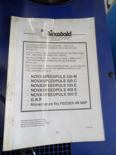 1#5238 Saldatrici Sincosald e carrello motorizzato Air Liquide in vendita - foto 25