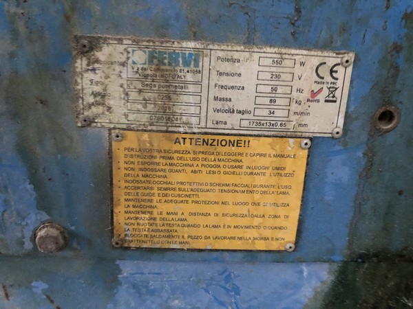 6#5257 Sega Fervi per ferro in vendita - foto 2