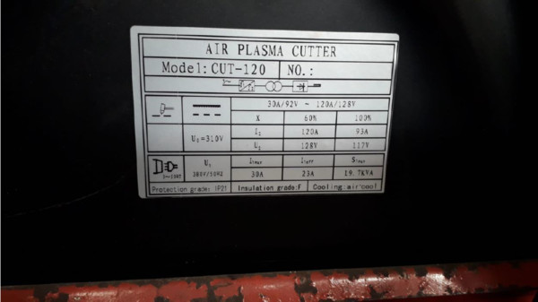 13#5301 Tagliatrice al plasma 120A in vendita - foto 5