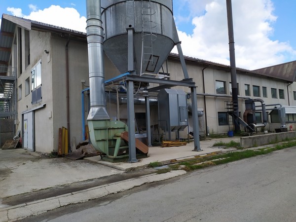 15#5304 Silos esterno di aspirazione polveri con ventilatore UNIVET in vendita - foto 2