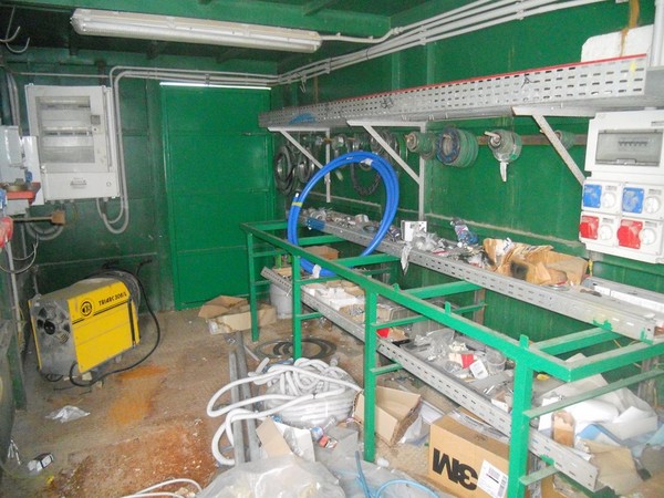 5#5325 Prefabbricato in ferro adibito ad officina mobile in vendita - foto 6