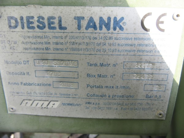 5#5329 Diesel tank e cisterna per liquidi in vendita - foto 3