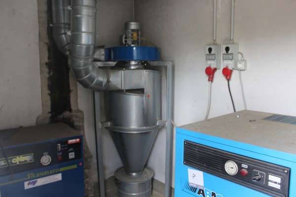 7#5330 Impianto di aspirazione e compressori in vendita - foto 3