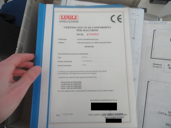 1#5339 Carrello elevatore elettrico Lugli ELX 30 in vendita - foto 15