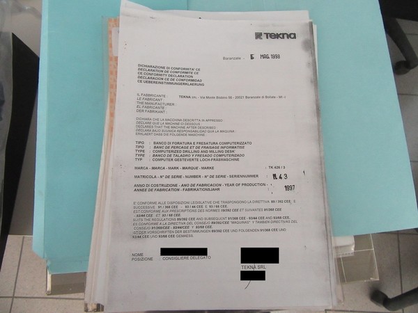 18#5339 Centro di lavoro Tekna TK 426/3 in vendita - foto 10