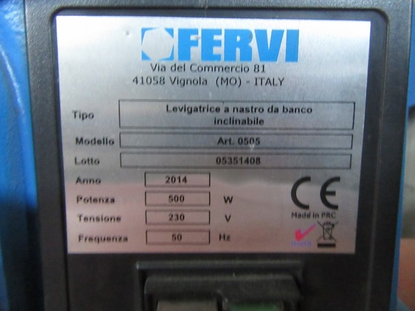 22#5339 Levigatrice a nastro Fervi in vendita - foto 2