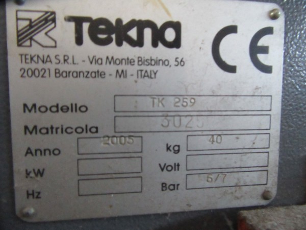 25#5339 Punzonatrici Oemme ed incollatrice Tekna in vendita - foto 13
