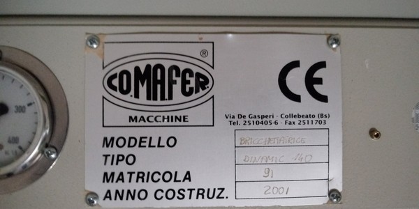 1#5346 Bricchettatrice Comafer Dinamic 140 in vendita - foto 3