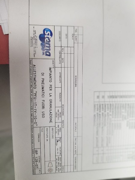 1#5369 Impianto trattamento pneumatici fuori uso in vendita - foto 45