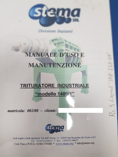 1#5369 Impianto trattamento pneumatici fuori uso in vendita - foto 49
