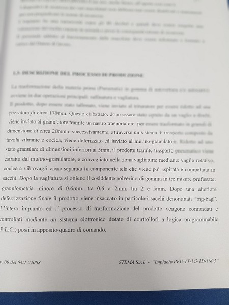 1#5369 Impianto trattamento pneumatici fuori uso in vendita - foto 53