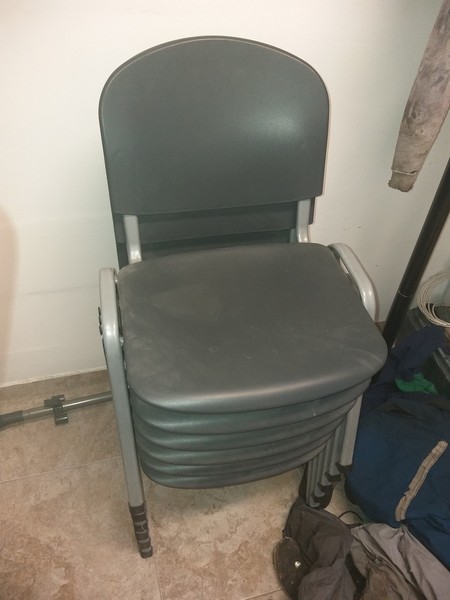 3#5379 Sedie in tessuto e plastica in vendita - foto 1