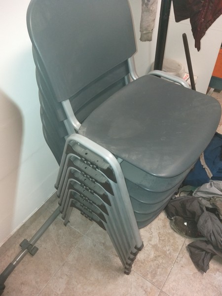 3#5379 Sedie in tessuto e plastica in vendita - foto 2