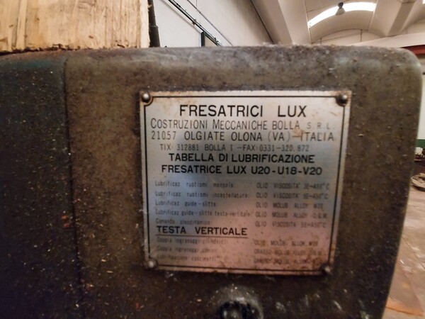 30#5389 Fresatrice universale Costruzioni Meccaniche Bolla in vendita - foto 4