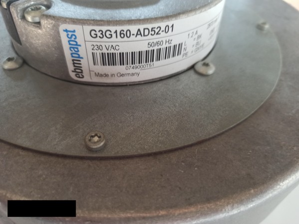 16#5391 Ventilatore Ebmpapst G3GI60-AD5201 in vendita - foto 2