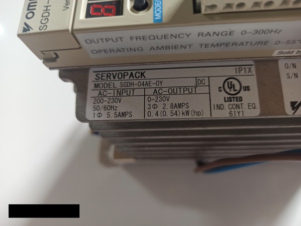 17#5391 Omron Servopack SGDH-04AE-0Y in vendita - foto 3