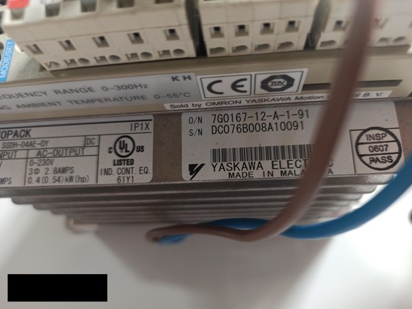 17#5391 Omron Servopack SGDH-04AE-0Y in vendita - foto 4