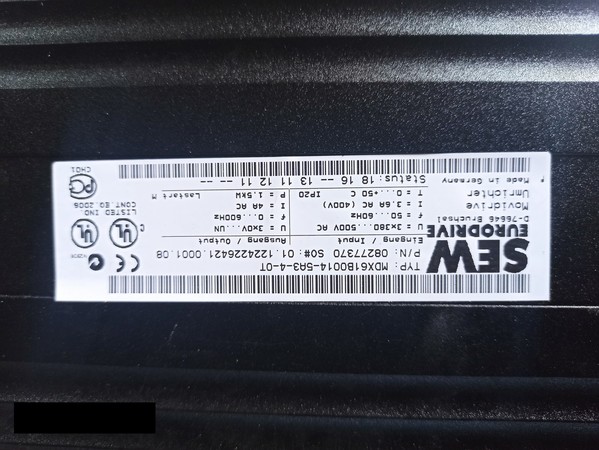 21#5391 Sew Movidrive MDXGIB0014-5A3-4-OT in vendita - foto 2