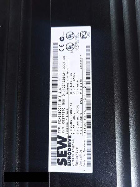 22#5391 Sew Movidrive MDXGIB0014-5A3-4-OT in vendita - foto 2