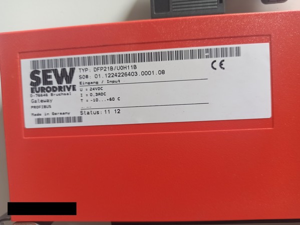 25#5391 Sew Eurodrive DFP21B/UOH11B in vendita - foto 2