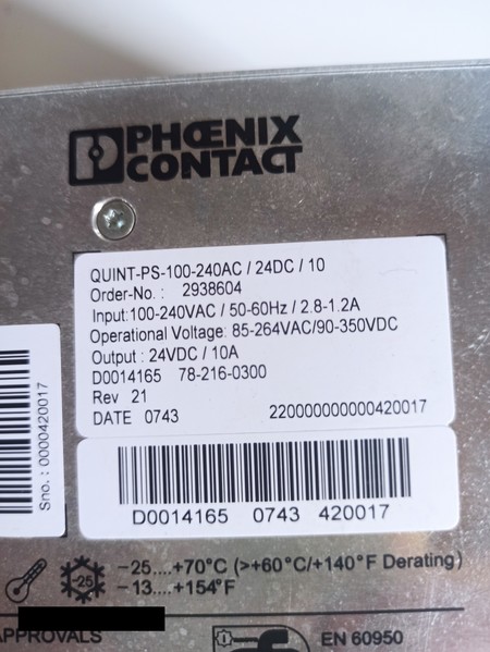 28#5391 Alimentatore Phoenix Contact Quint Power in vendita - foto 2