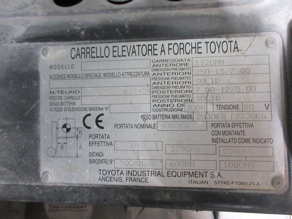 15#5405 Carrello Toyota in vendita - foto 2