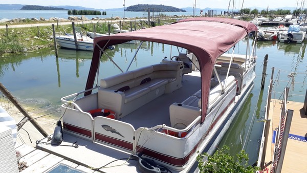 1#5411 Pontoon Southland boat Champagne 26 in vendita - foto 1