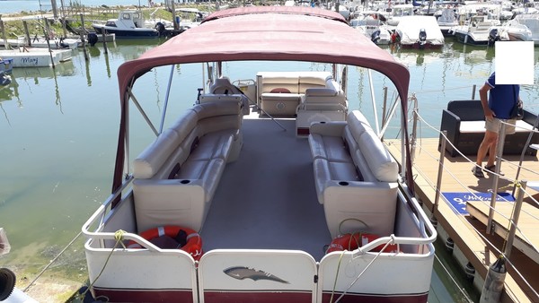 1#5411 Pontoon Southland boat Champagne 26 in vendita - foto 2