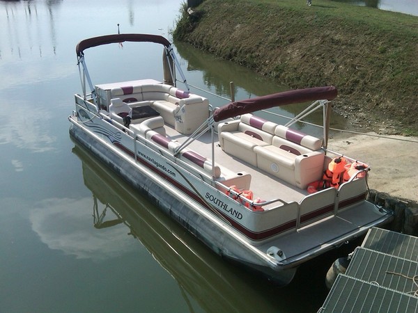 1#5411 Pontoon Southland boat Champagne 26 in vendita - foto 8