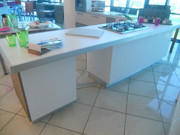 10#5419 Cucina angolare bianco rovere in vendita - foto 4