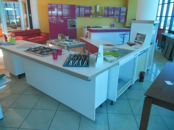 10#5419 Cucina angolare bianco rovere in vendita - foto 5