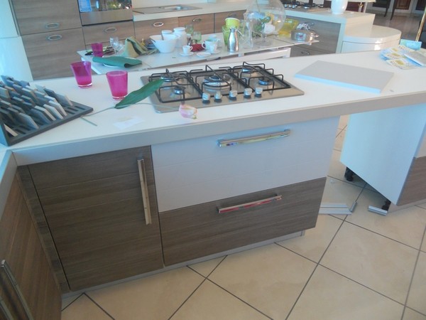 10#5419 Cucina angolare bianco rovere in vendita - foto 9