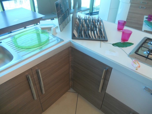 10#5419 Cucina angolare bianco rovere in vendita - foto 10