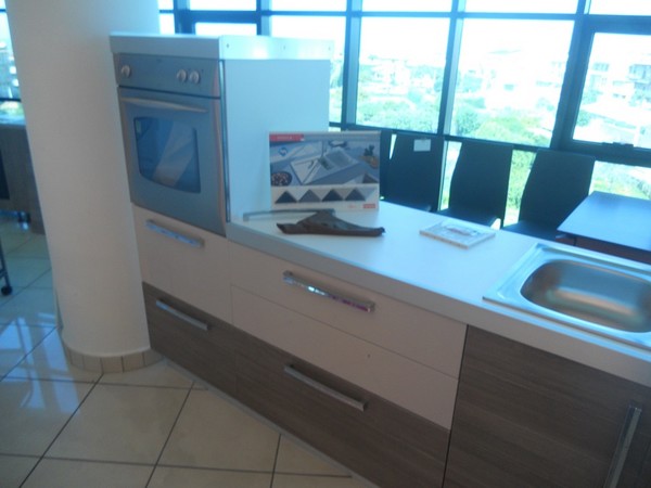 10#5419 Cucina angolare bianco rovere in vendita - foto 12