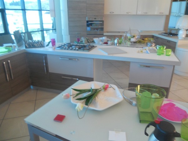 10#5419 Cucina angolare bianco rovere in vendita - foto 14