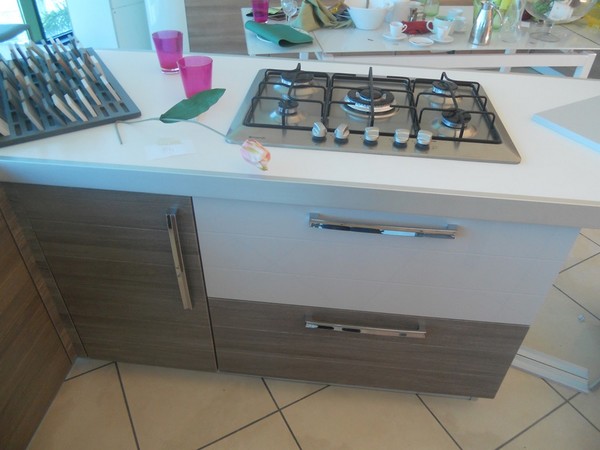 10#5419 Cucina angolare bianco rovere in vendita - foto 18