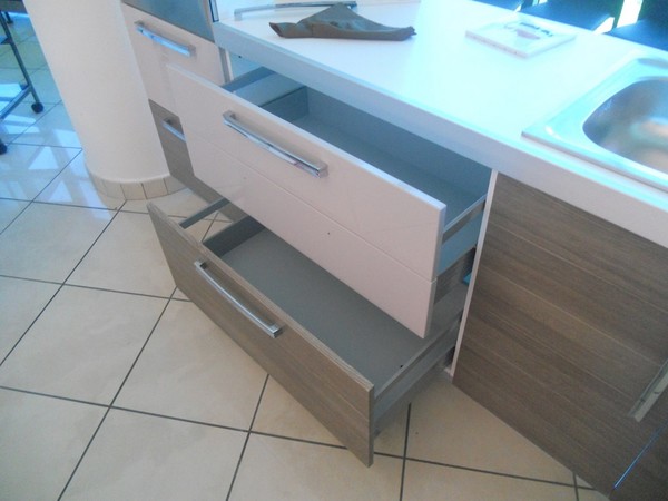 10#5419 Cucina angolare bianco rovere in vendita - foto 23