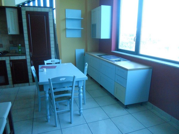 5#5419 Cucina componibile laccata azzurra in vendita - foto 4