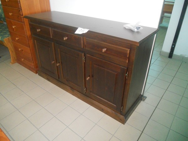 50#5419 Credenza e panca angolare in noce in vendita - foto 3