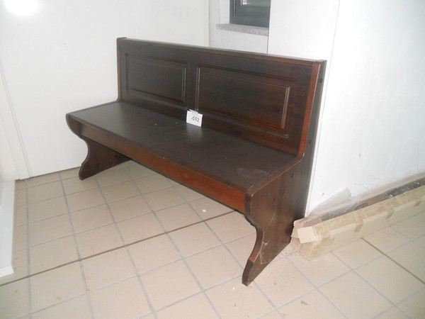 50#5419 Credenza e panca angolare in noce in vendita - foto 4
