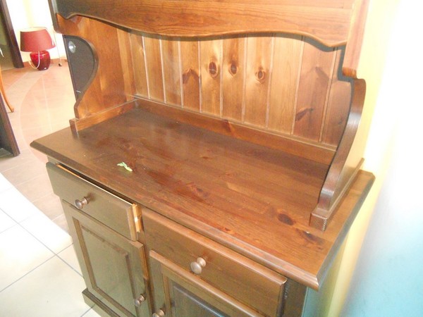 50#5419 Credenza e panca angolare in noce in vendita - foto 9