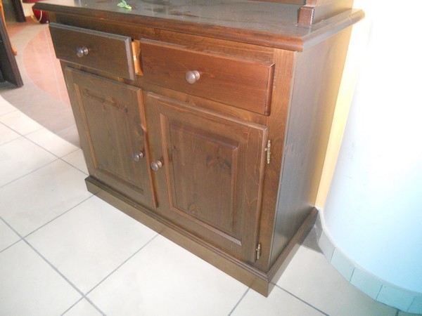 50#5419 Credenza e panca angolare in noce in vendita - foto 10