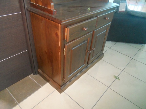 50#5419 Credenza e panca angolare in noce in vendita - foto 11