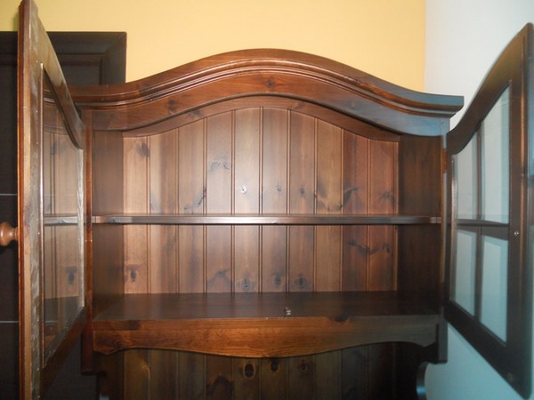 50#5419 Credenza e panca angolare in noce in vendita - foto 12