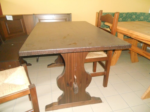 50#5419 Credenza e panca angolare in noce in vendita - foto 19