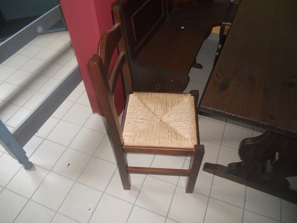 50#5419 Credenza e panca angolare in noce in vendita - foto 20