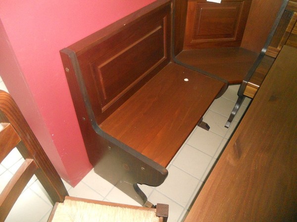 50#5419 Credenza e panca angolare in noce in vendita - foto 21