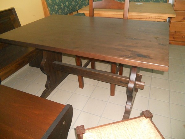 50#5419 Credenza e panca angolare in noce in vendita - foto 24